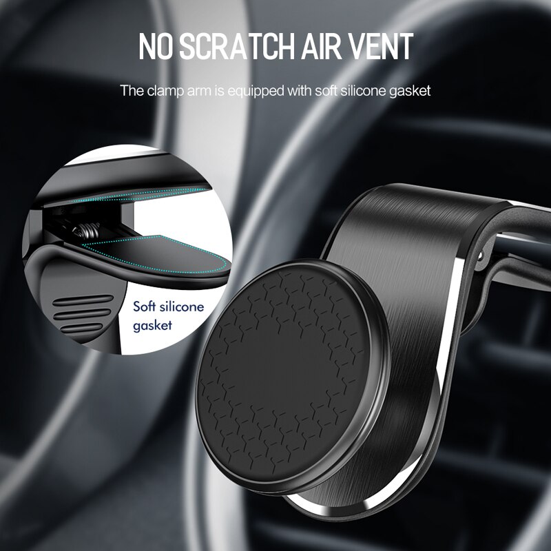 Giá đỡ GPS SEAMETAL từ tính đa năng cho điện thoại sử dụng trên ô tô 3.5-7 inch