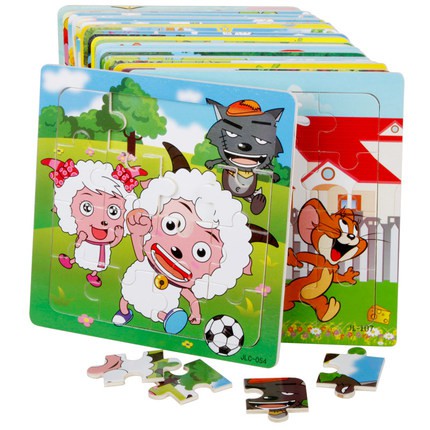 Bộ 5 Tranh Xếp Hình Phương Tiện Giao Thông Và Động Vật Ngộ Nghĩnh Đáng Yêu Dành Cho Bé