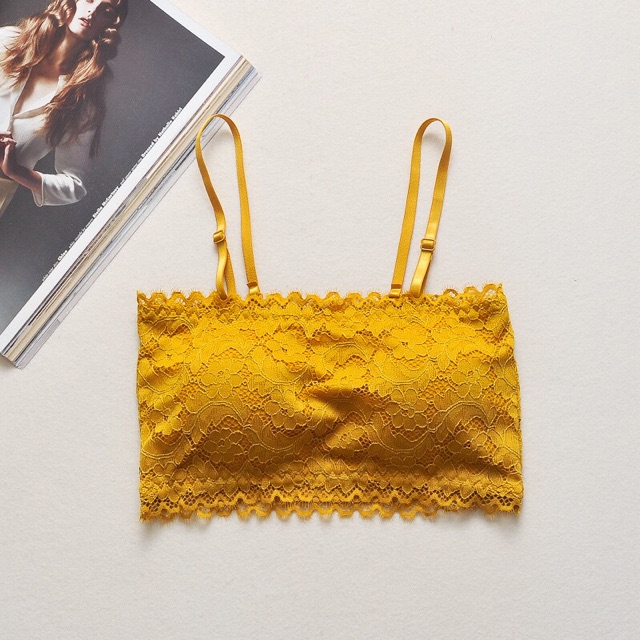 Áo Bra Quây Ren Hoa 688 Cực Hot 2020 ( Tháo Dây Mặc Thành Cúp)