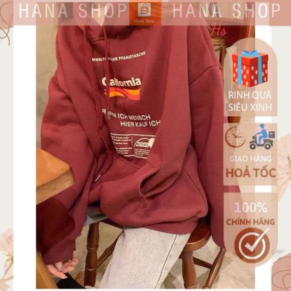 [Hàng Cao Cấp] Áo Nỉ Nam Nữ Hoodie Unisex  Califfo 2 Màu dưới 70kg - Dáng Rộng Kèm Mũ Túi Trước G080 | BigBuy360 - bigbuy360.vn
