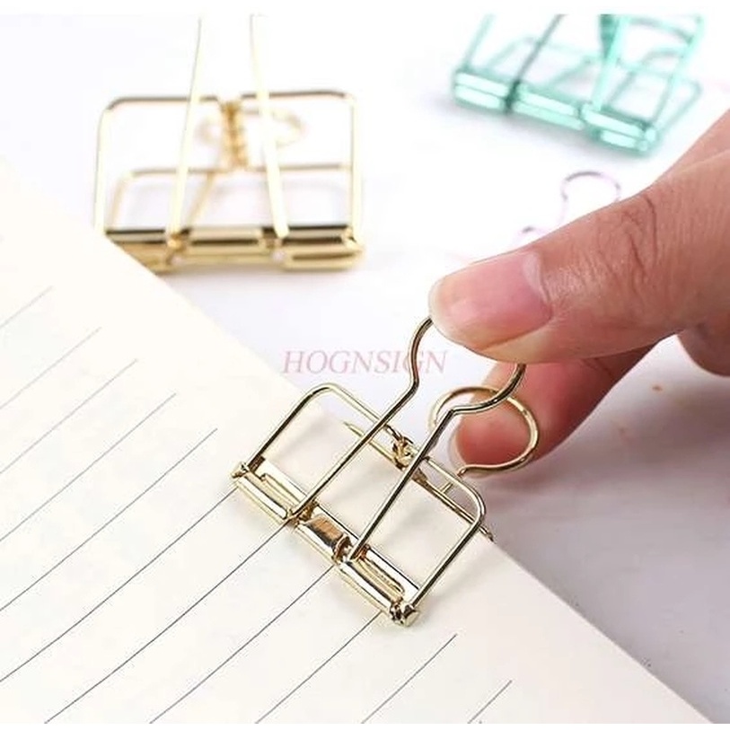 1 Cái Kẹp Cố Định Tấm Card Bằng Kim Loại Mini Nhiều Màu Sắc Di Động Tiện Dụng