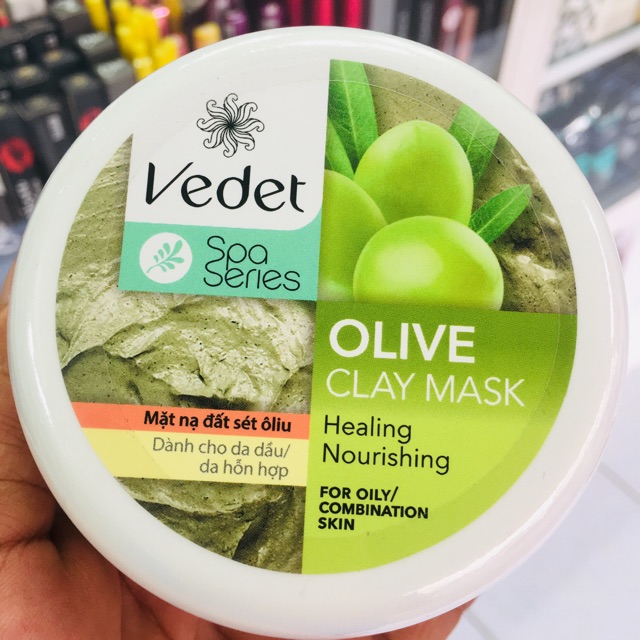 Vedet - Mặt Nạ Đất Sét Olive ( dành cho da dầu/ da hỗn hợp)