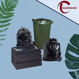 Túi Đựng Rác Công Nghiệp PE Đen Dẻo Dai Chắc Chắn, Cam Kết Chất Lượng