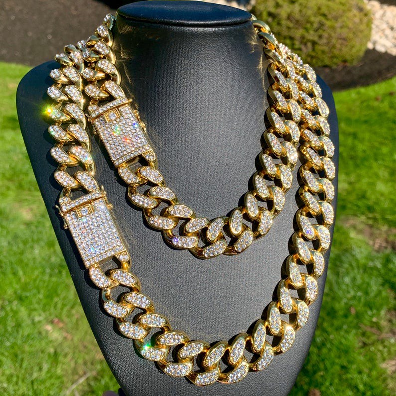 Dây chuyền hiphop cuban 20mm by MAMA KING