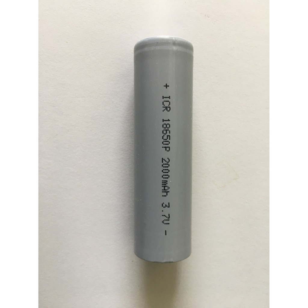 Cell pin 18650 Xám 2000mAh dòng xả cao (20A) chuyên dụng