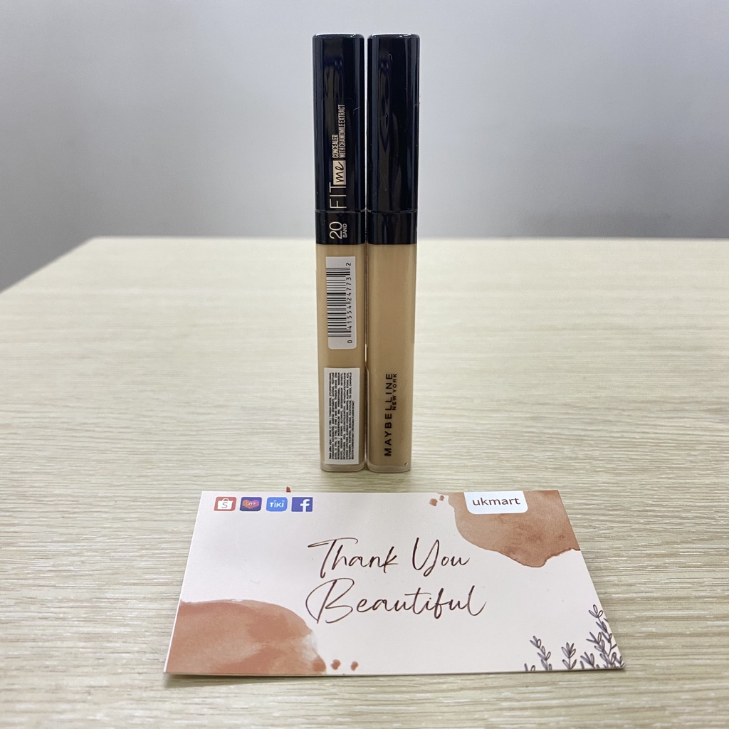 Kem Che Khuyết Điểm Mịn Lì Maybelline Fit Me Concealer With Chamomile Extract 6.8ml