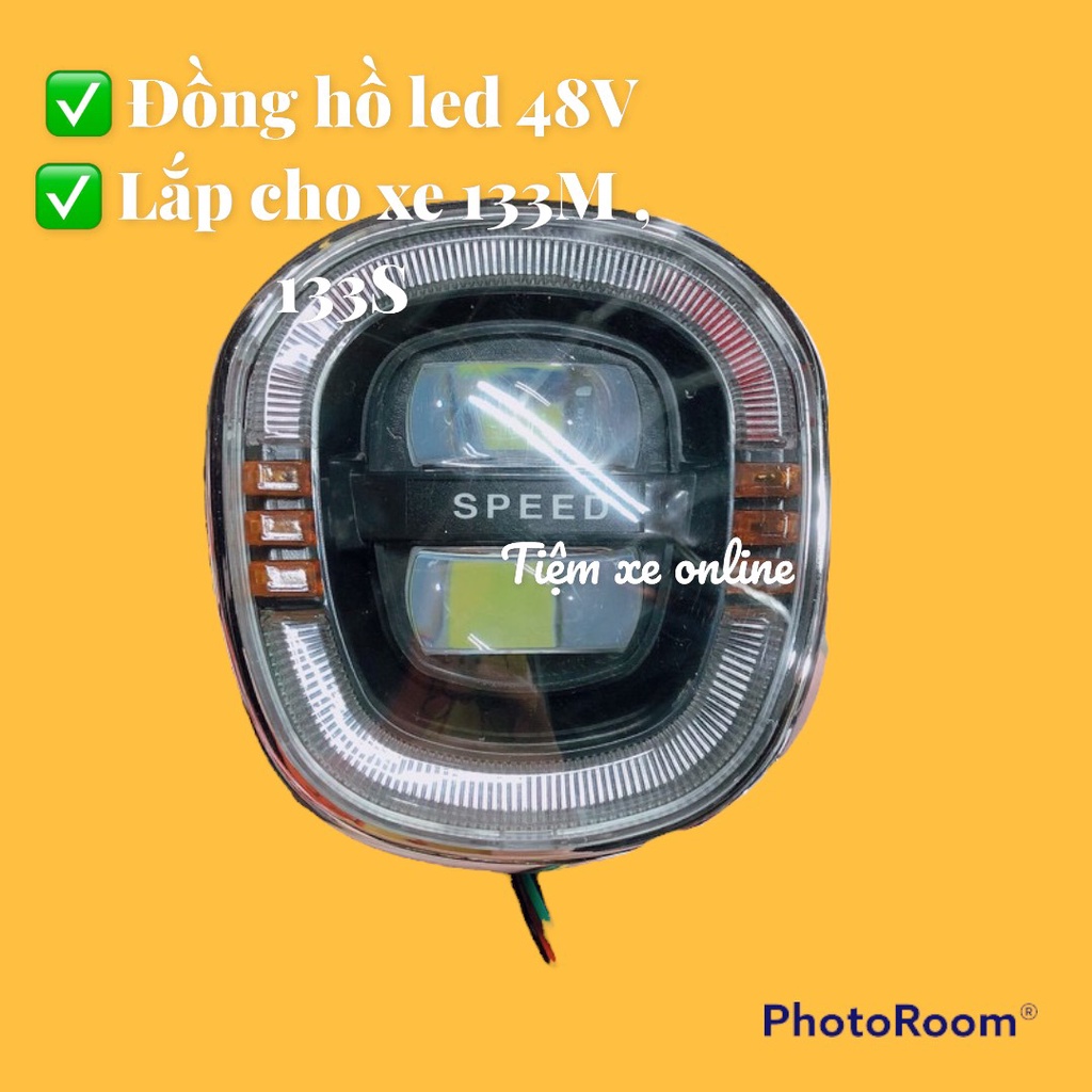 Đồng hồ báo điện, báo tốc độ xe điện M10 - 48V
