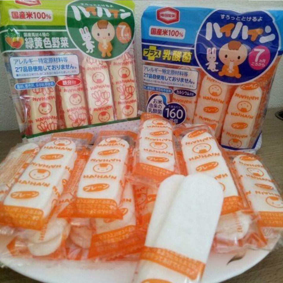 (XẢ KHO GIÁ SỐC )Bánh Gạo Tươi Haihain, Ganbare Nhật Bản Dành Cho Bé Từ 7 Tháng Tuổi (21/11-24/11/2021)