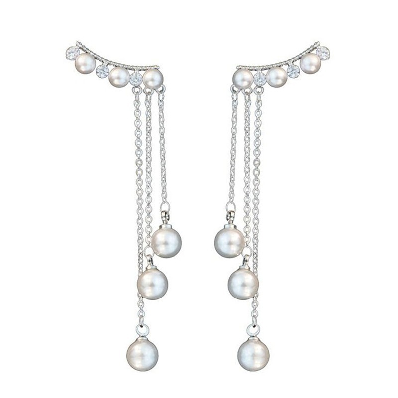 Phụ kiện trang sức bông tai hình viên ngọc treo thời trang snag trọng