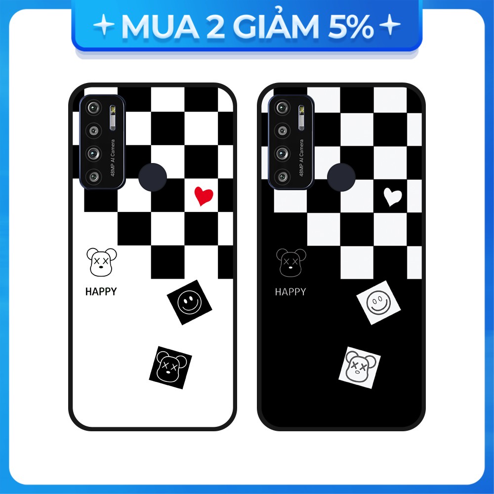 Ốp lưng Vsmart Joy 3/Joy 4/Active 3/Bee 3/Live/...dẻo đen hình Kaw Happy