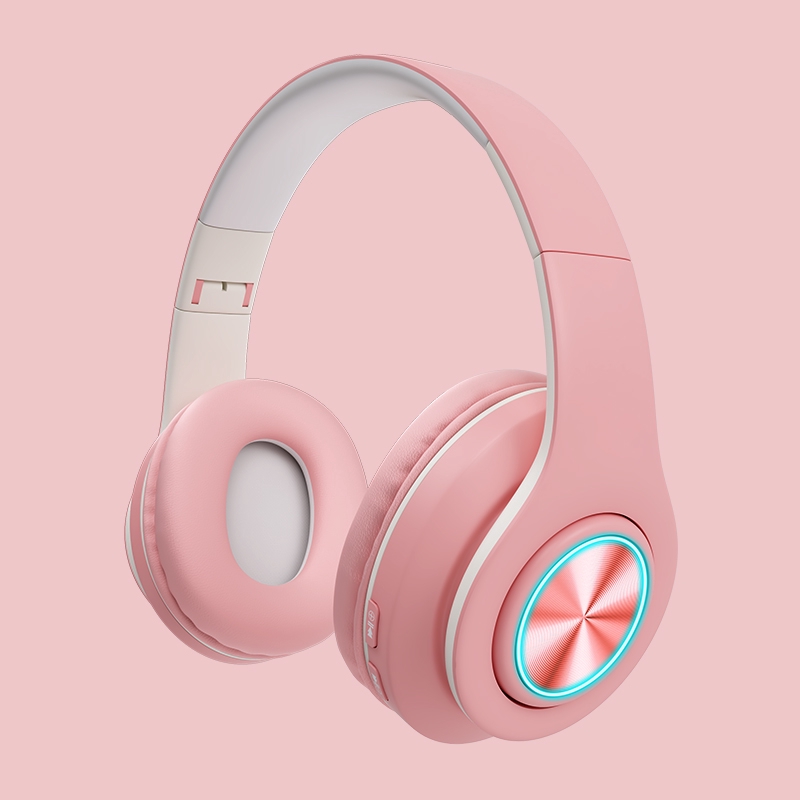 Tai Nghe Vitog Chụp Tai Không Dây Bluetooth 5.0 Màu Macaron Có Đèn Led Âm Thanh Hifi Tích Hợp Micro | BigBuy360 - bigbuy360.vn