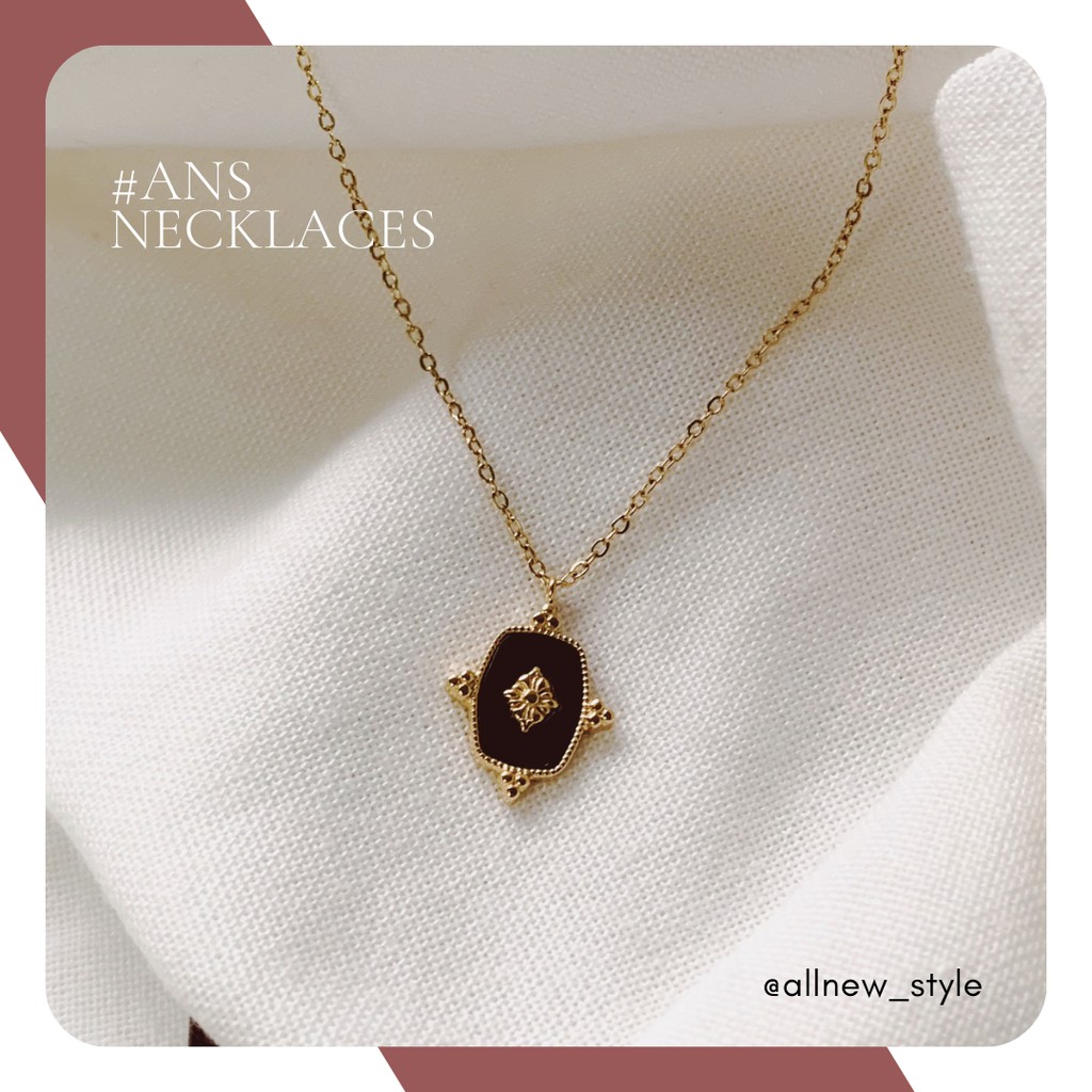 Dây chuyền thép vintage Allnewstyle biểu tượng hoàng gia