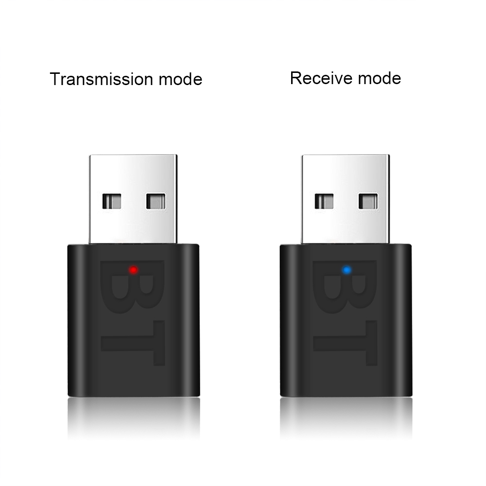 2 In 1 Bluetooth 5.0 Audio Receiver Transmitter 3.5MM Jack AUX USB Stereo Music Wireless Adapter Converter