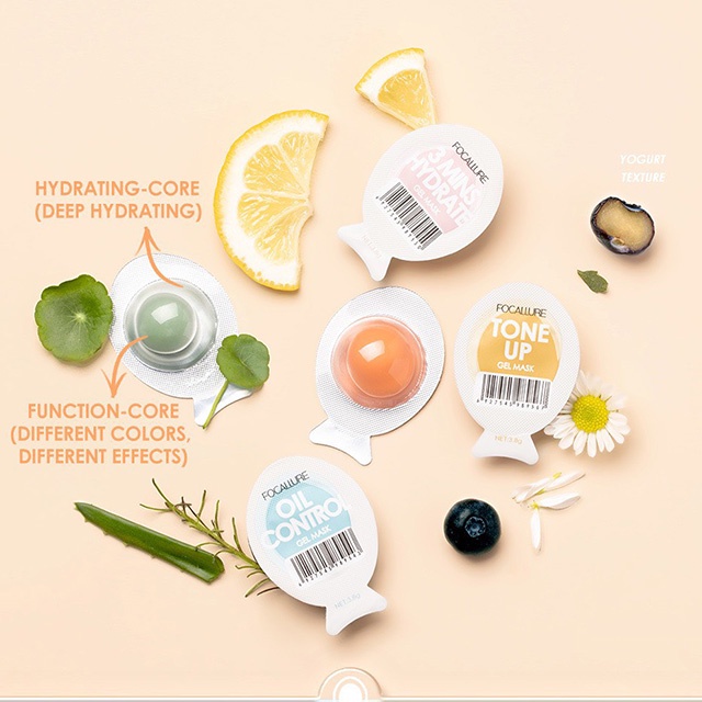 Mặt Nạ Trứng 7 Ngày Focallure Hỗ Trợ Giảm Mụn Dưỡng Ẩm Kiểm Soát Dầu Nhờn Dưỡng Da