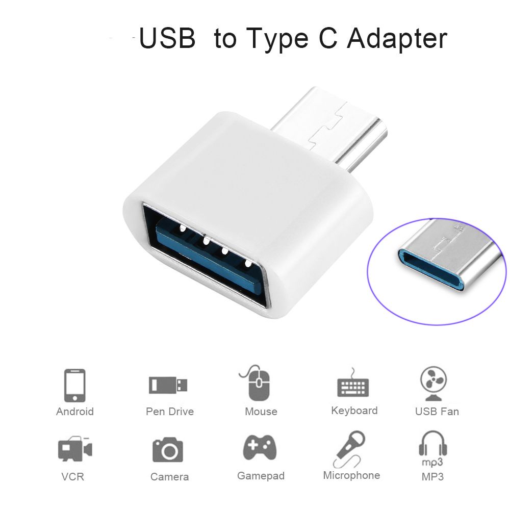 Đầu Chuyển Đổi Otg Type C Nhiều Màu Sắc Cho Máy Tính Bảng Pc Android