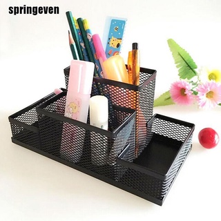 Khay lưới kim loại nhiều ngăn đựng bút tiện lợi