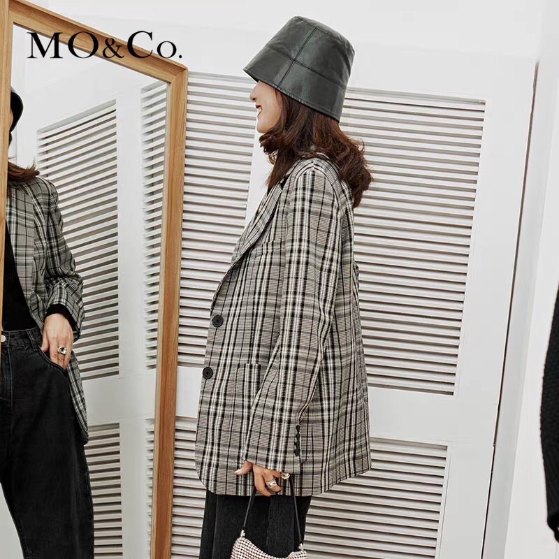 Áo khoác sọc Mo&Co