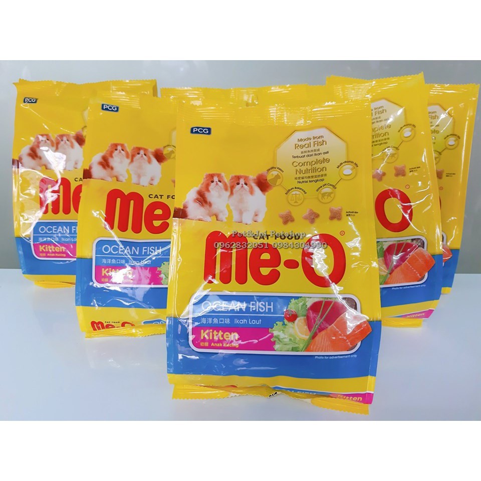 Thức Ăn Cho Mèo Con MeO Kitten Ocean Fish 400g - Vị Cá Biển