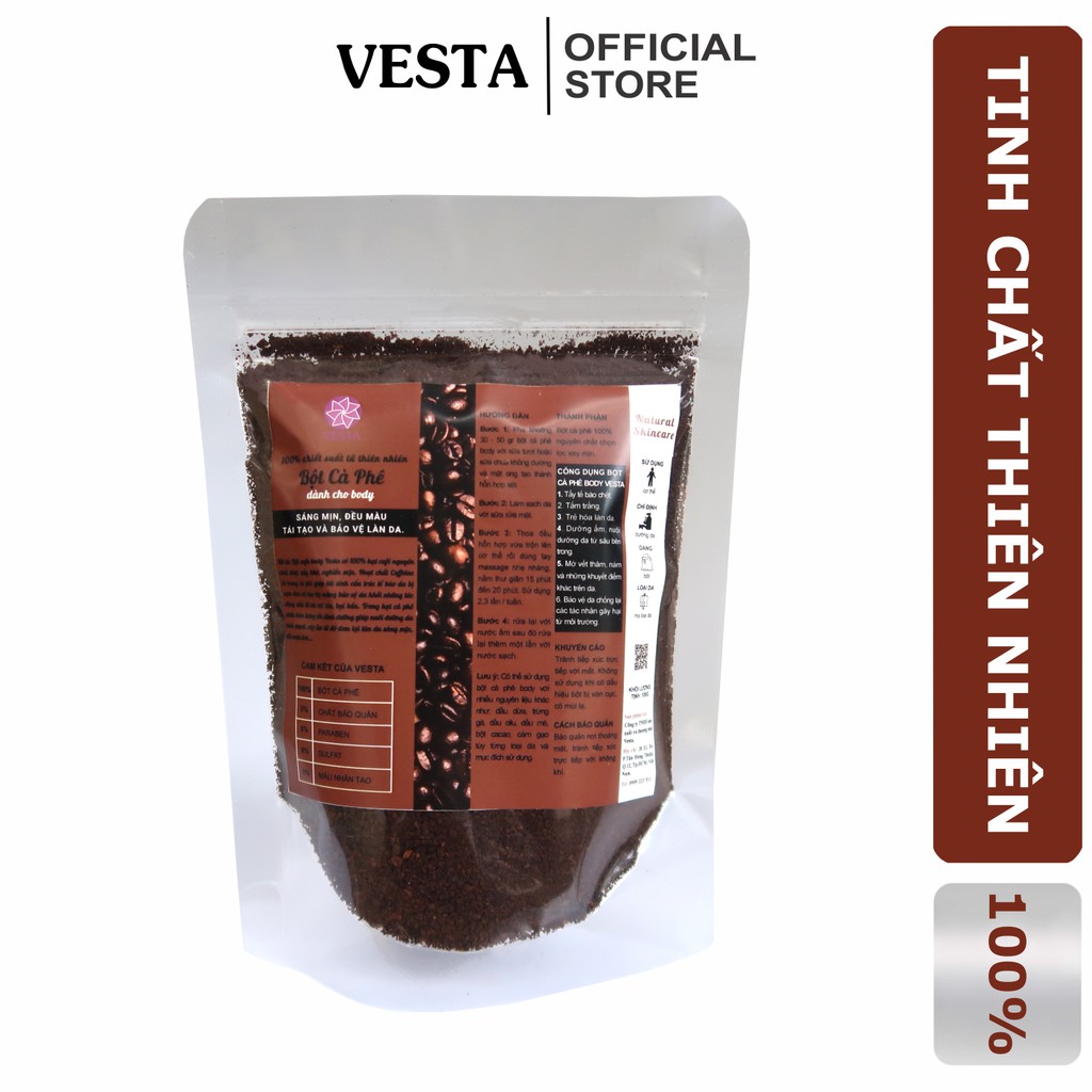 Bột Cà Phê Body Nguyên Chất Vesta 100g | BigBuy360 - bigbuy360.vn