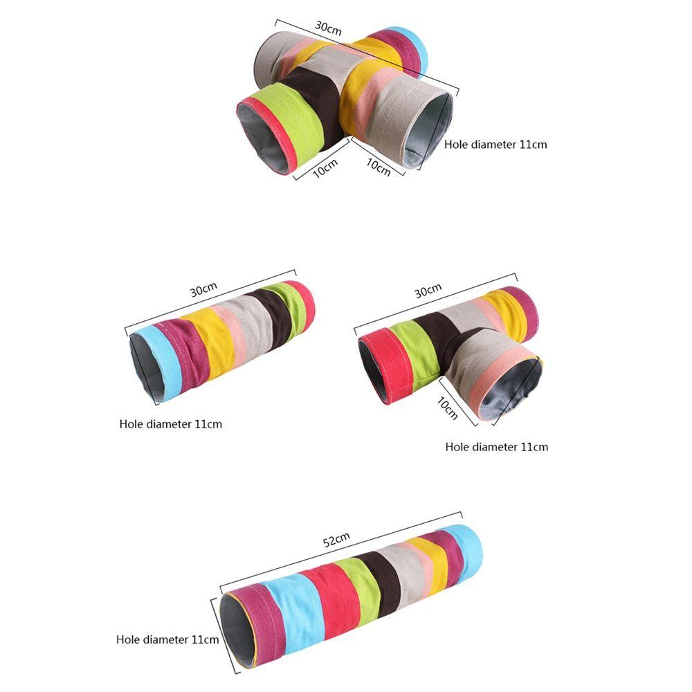Đường Hầm Mini Màu Cầu Vồng Thanh Lịch Cho Thú Cưng