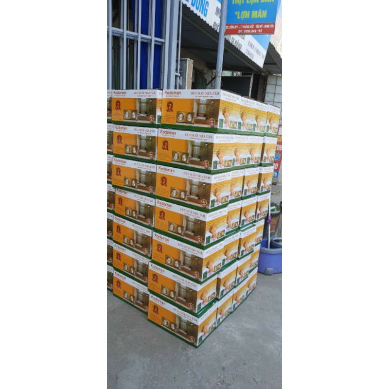 Hàng sẵn SLL- Đèn sưởi nhà tắm 2 bóng, 3 bóng Vàng cao cấp KODOMAN