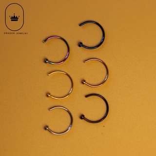 Khuyên mũi nam nữ khuyên tai nam nữ linh hoạt khuyên septump mỏng 1 đầu trụ Dragon jewelry vietnam