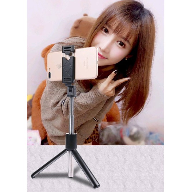 Gậy Chụp Ảnh Tự Sướng Bluetooth 3 Chân Đa Năng . Selfie, Livestream (GẬY CHỤP HÌNH) | BigBuy360 - bigbuy360.vn