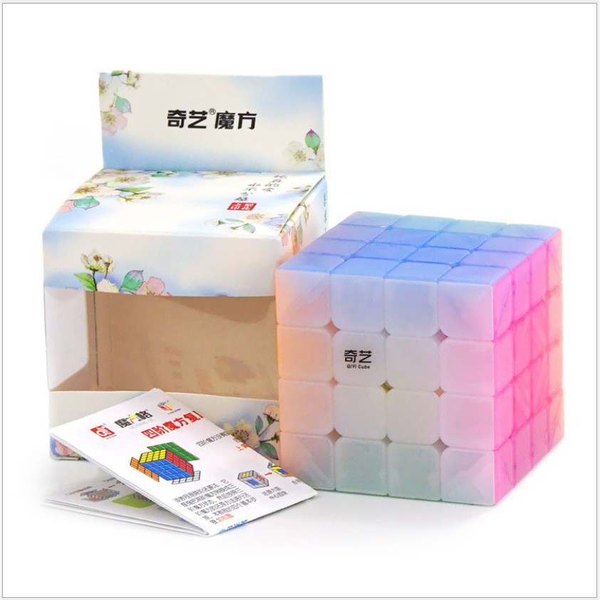 Rubik Jelly 4x4 - Rubik màu thạch anh