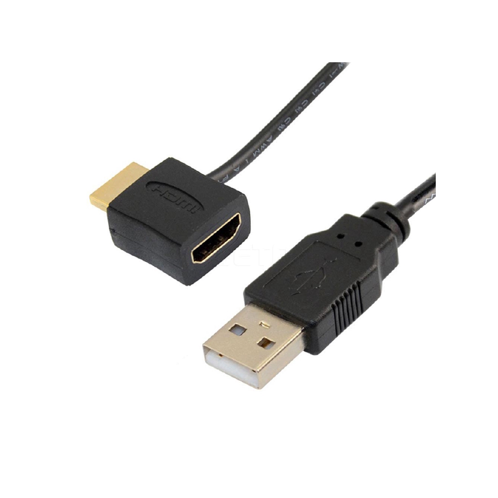 Dây cáp nguồn chuyển đổi HDMI sang USB 2.0 50cm tiện lợi | BigBuy360 - bigbuy360.vn