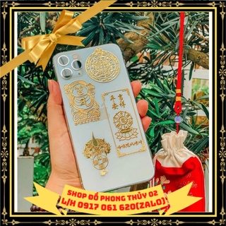 Sỉ Miếng Dán Điện Thoại Phong Thủy Cải Vận Đẹp Lung Linh Phù Hợp Cho Anh Chị Bán Buôn Bán Sỉ