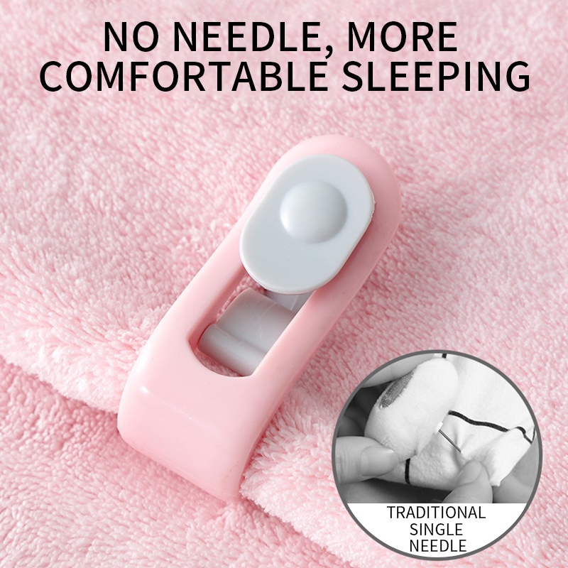 6 chiếc Chăn không trơn trượt Kẹp chăn Duvet Kẹp chăn nhựa Chốt kẹp bìa kẹp chăn Tấm cố định Thiết bị chống chạy khi ngủ