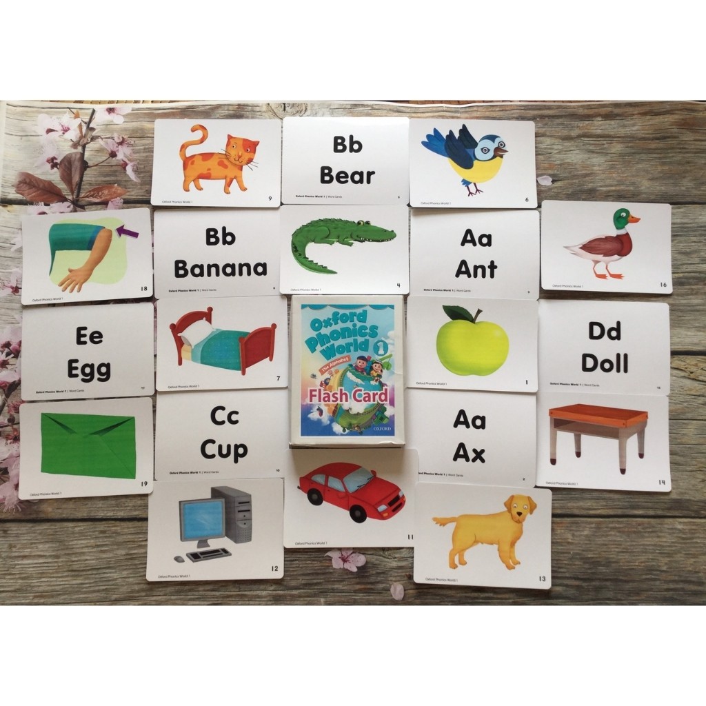 Flashcard Oxford Phonics World 1,2,3,4,5