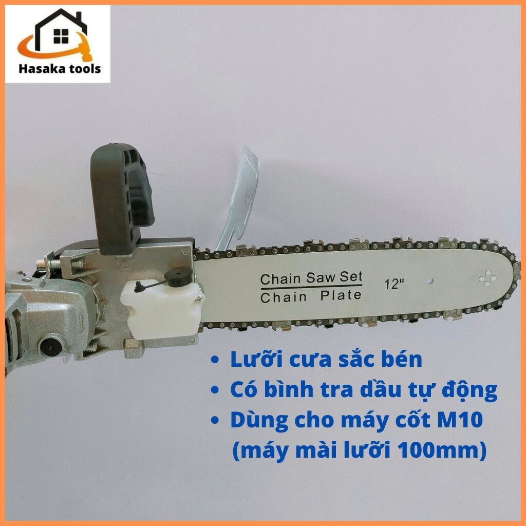 Lưỡi cưa xích gắn máy mài dùng cho máy cắt cầm tay 1 tấc