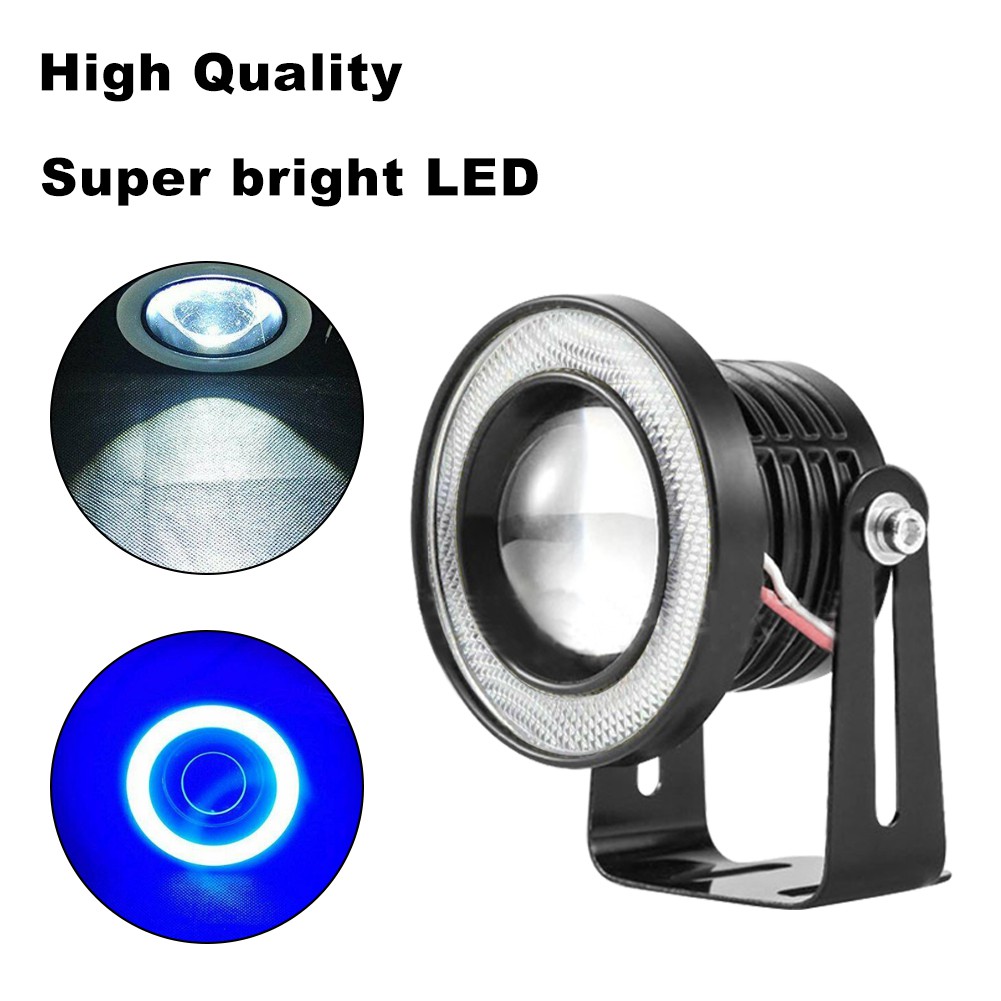 Set 2 Đèn Led Sương Mù Ánh Sáng Trắng 2.5inch Cob W / 10000k