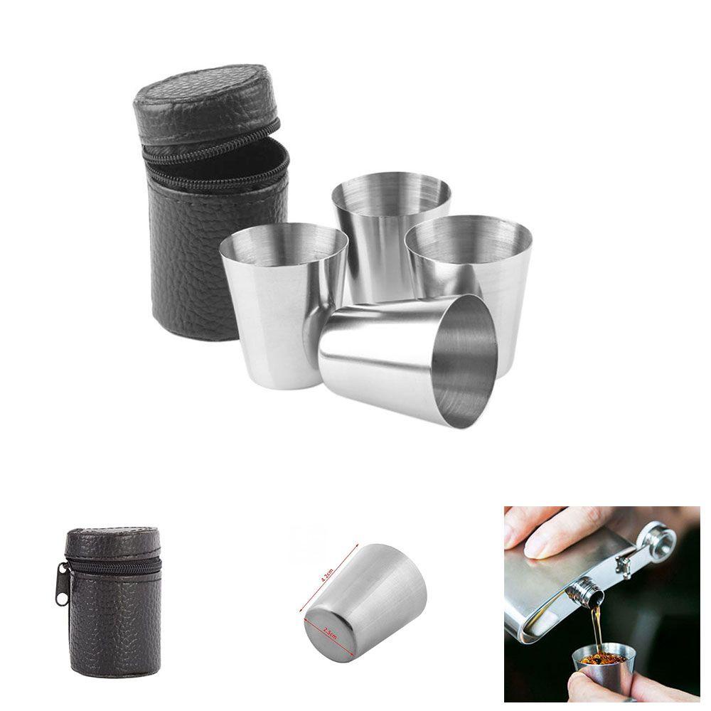 Ly Uống Rượu Bia NICKOLAS Mini Dễ Dàng Mang Theo|Cốc Uống Bia / Trà / Cà Phê Bằng Thép Không Gỉ Dung Tích 30