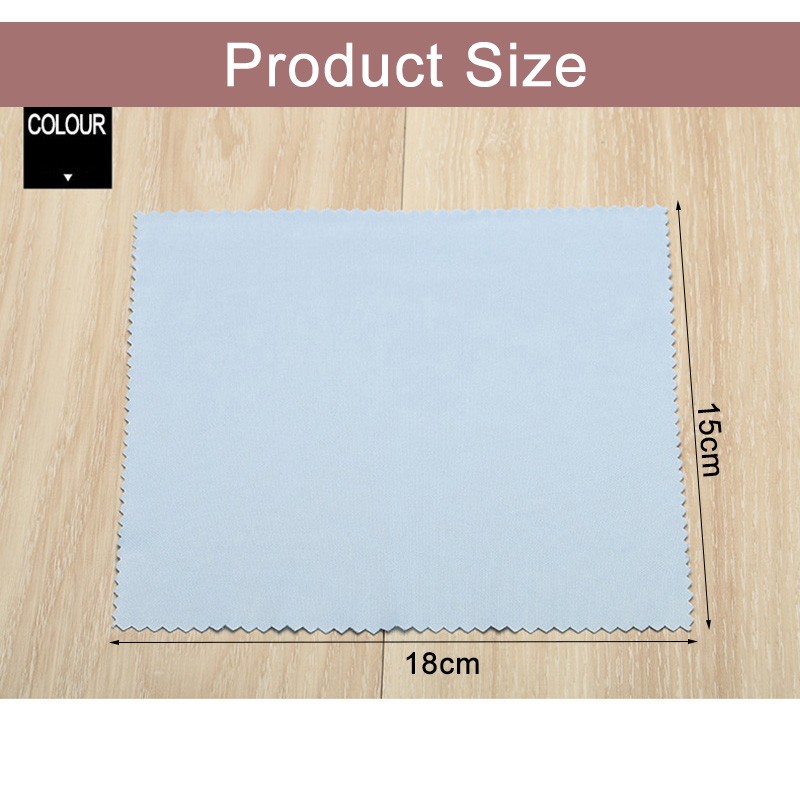 Khăn lau ống kính điện thoại bằng sợi microfiber (màu ngẫu nhiên)