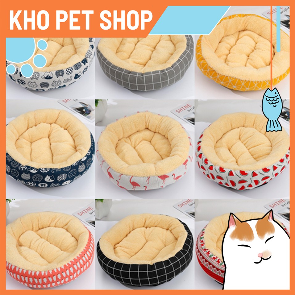 Đệm tròn cho thú cưng 50cm