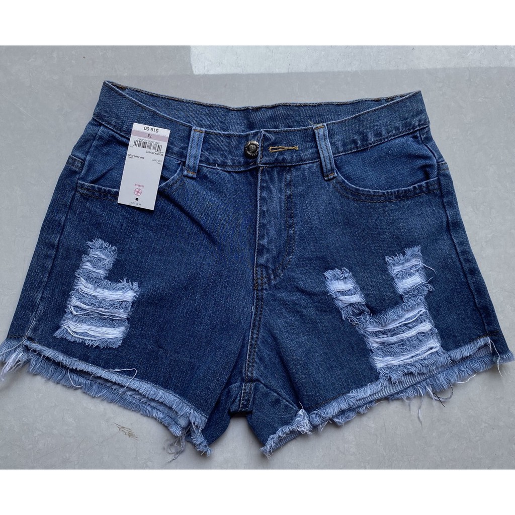 XẢ HÀNG QUẦN SHORT JEAN NỮ LƯNG CAO HÌNH SHOP TỰ CHỤP