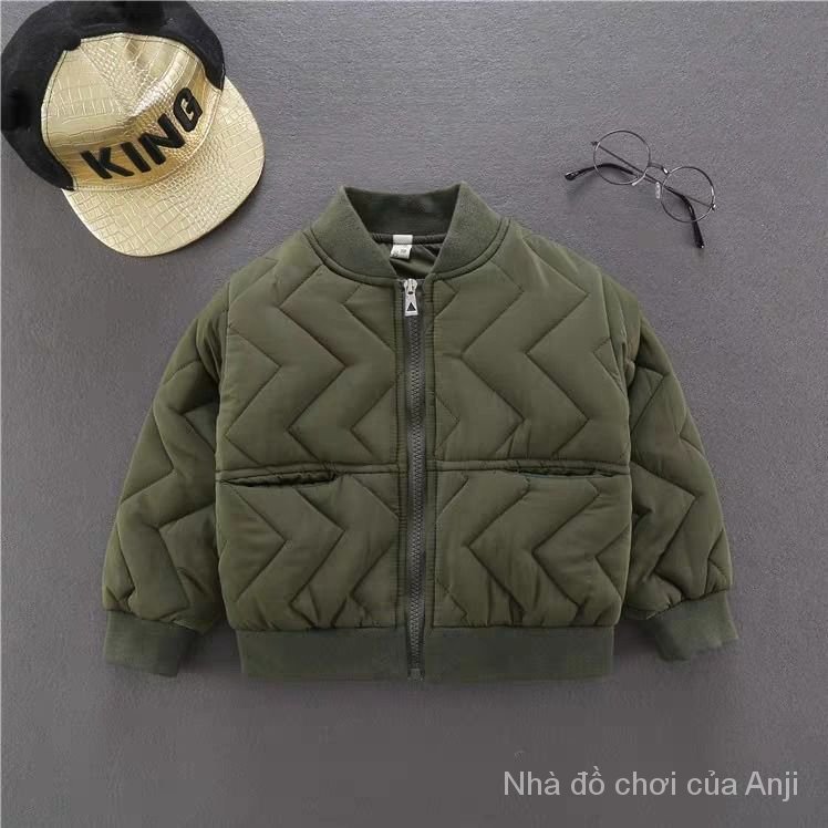 New autumn and winter boys jacket, cotton kids baseball uniform jacket