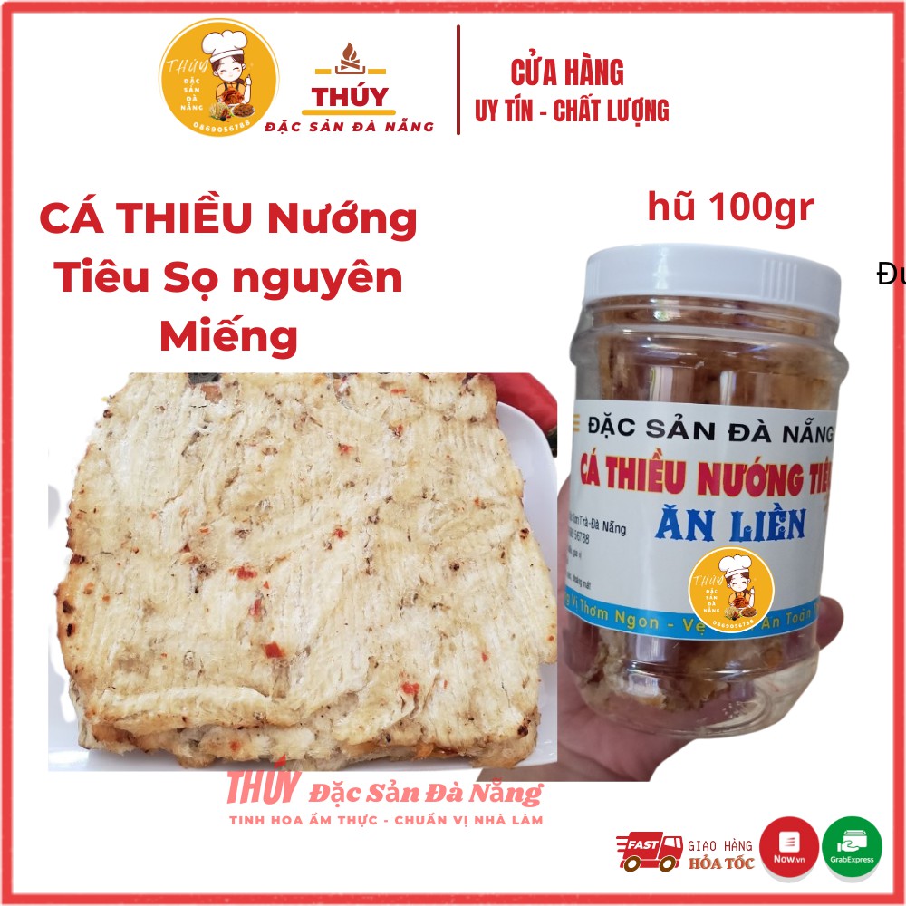 Cá Thiều Sấy Nguyên Miếng Hộp 100gr Đặc Sản Đà Nẵng Chính Gốc Thơm Ngon Chuẩn Vị Làm Quà
