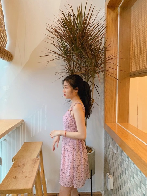 Flower Mini Dress 🌼 - Đầm hoa 2 dây