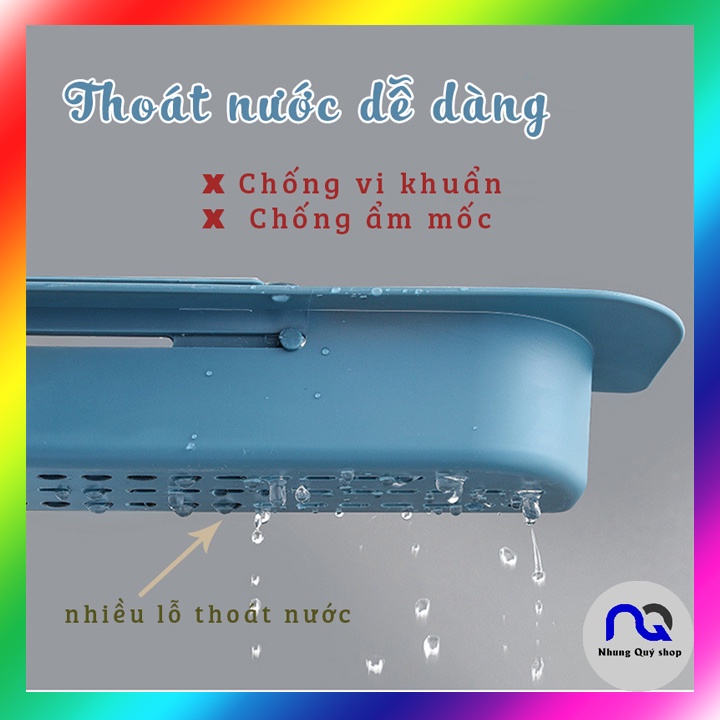 Giá gác chậu rửa bát bằng Nhựa Việt Nhật 5612 -Điều chỉnh kích thước dài ngắn theo từng loại chậu hàng cao cấp bền đẹp