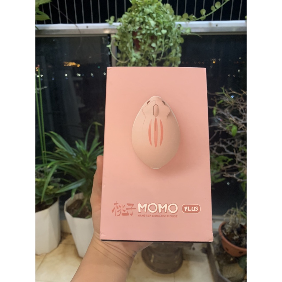 Chuột Không Dây Akko Hamster MoMo Pink (Màu Hồng) - Hàng Chính Hãng