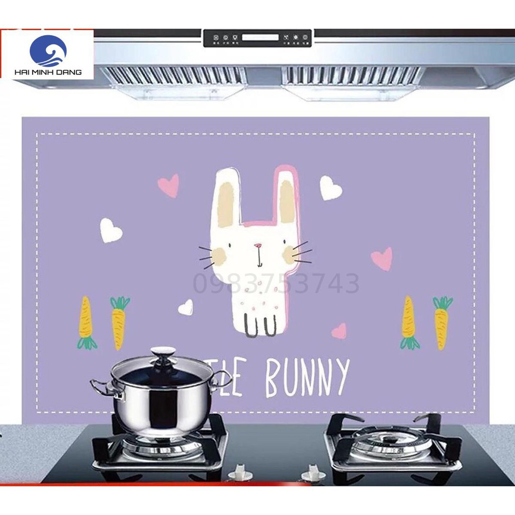 Combo 3 Tấm Giấy Dán Bếp Cách Nhiệt 3D Mẫu Mới