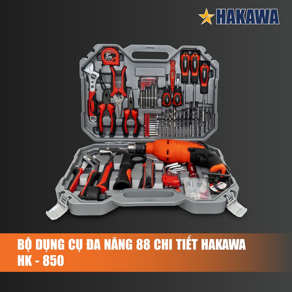 Bộ máy khoan gia đình HAKAWA - HK-850 - Bảo hành 2 năm chính hãng