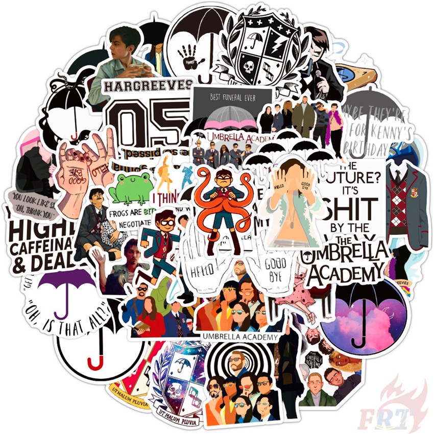 100Pcs/Set ❉ The Umbrella Academy Series A Stickers ❉ Waterproof DIY Fashion Decals Doodle Stickers