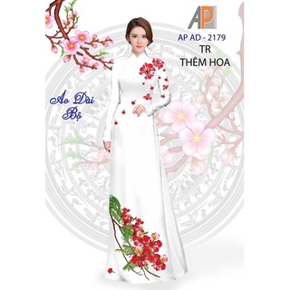 Vải áo dài hoa phượng