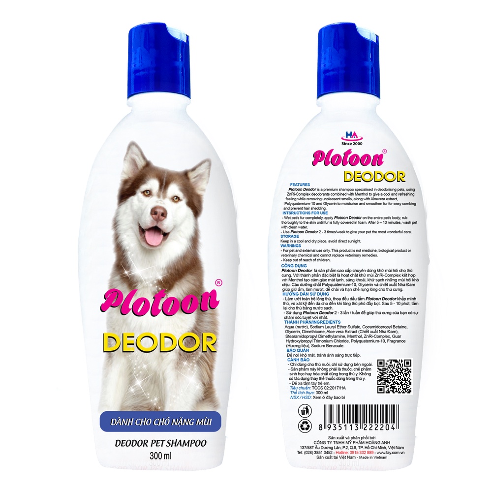 Sữa tăm Plotoon Deodor 300ml
