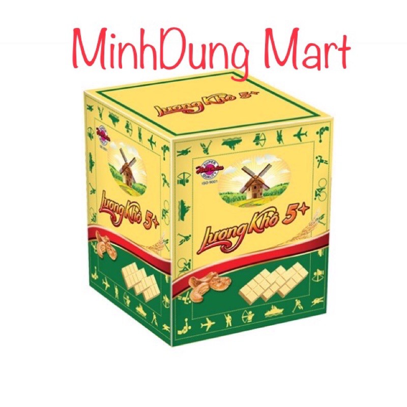 Hộp 10 thanh lương khô 5 sao Hải Châu 700g