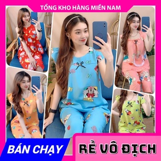 Đồ bộ nữ mặc nhà chất kate mềm mịn in hình hoạt hình dễ thương 🛑 BKT tổng hợp